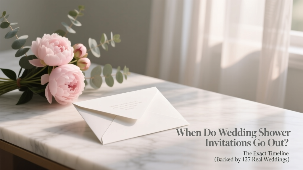 When Do Wedding Shower Invitations Go Out? (2026)
