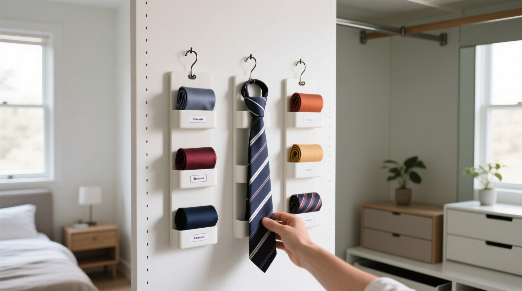 closet organization tips rotating tie rack worth it