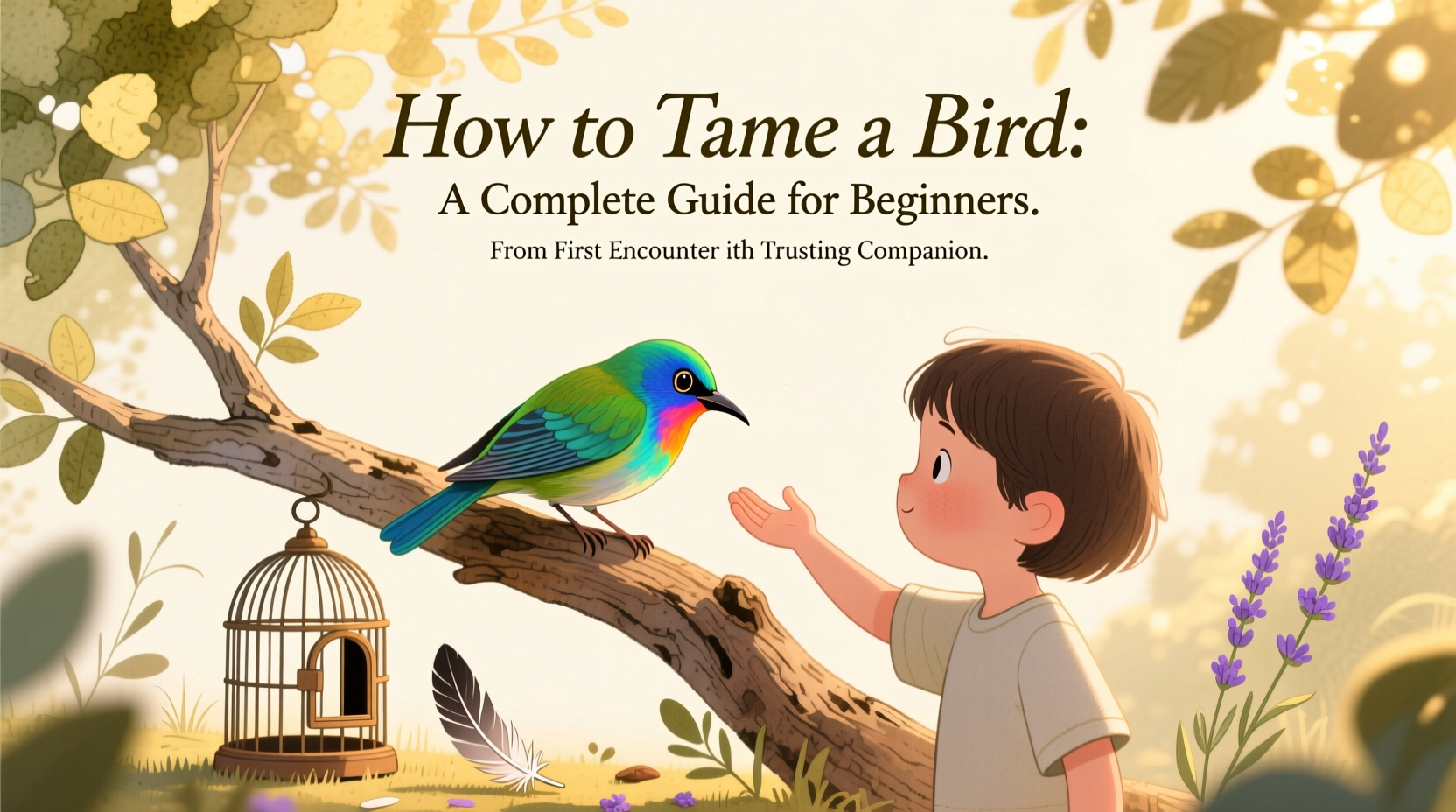 how to tame a bird