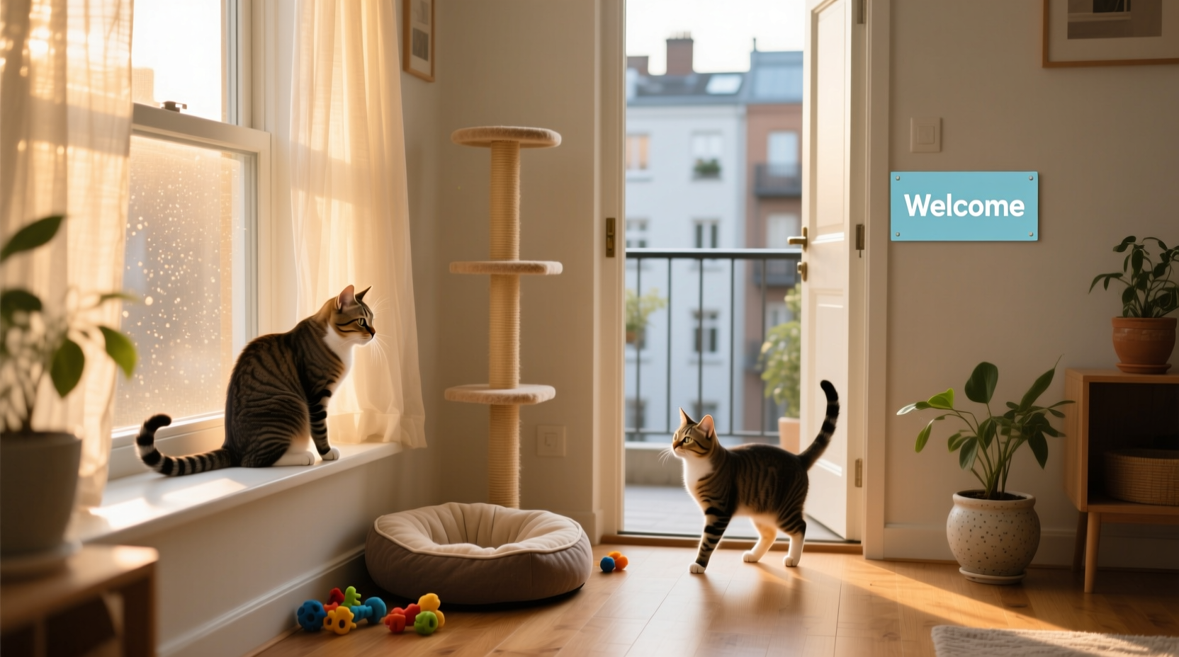 how to introduce a second cat without total warfare in a small apartment