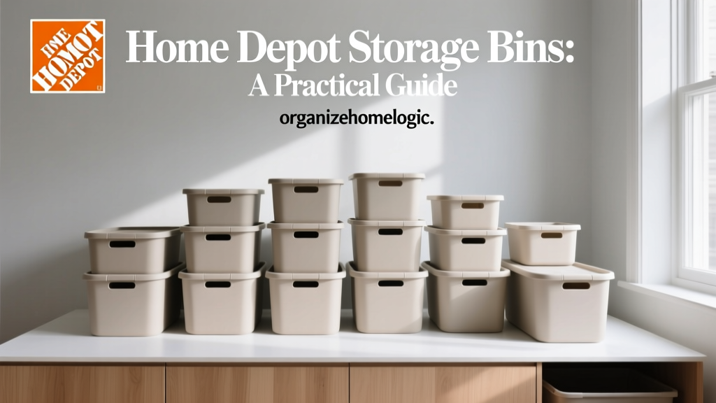 Home Depot Storage Bins: A Practical Guide