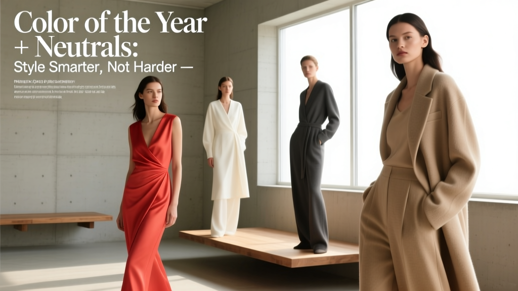 Color of the Year + Neutrals: Style Smarter, Not Harder