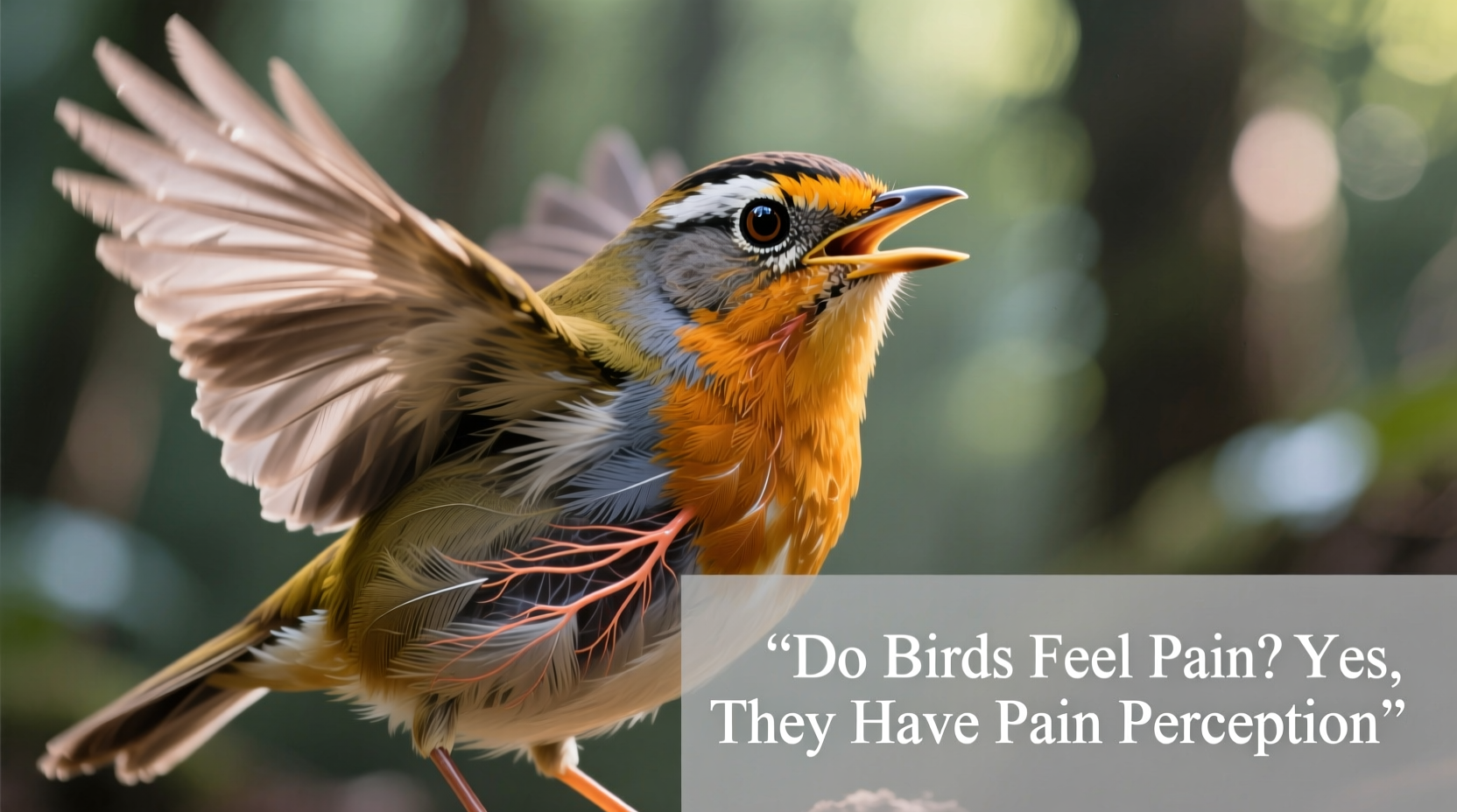 do birds feel pain
