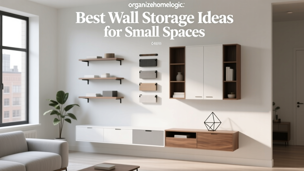 Best Wall Storage Ideas for Small Spaces