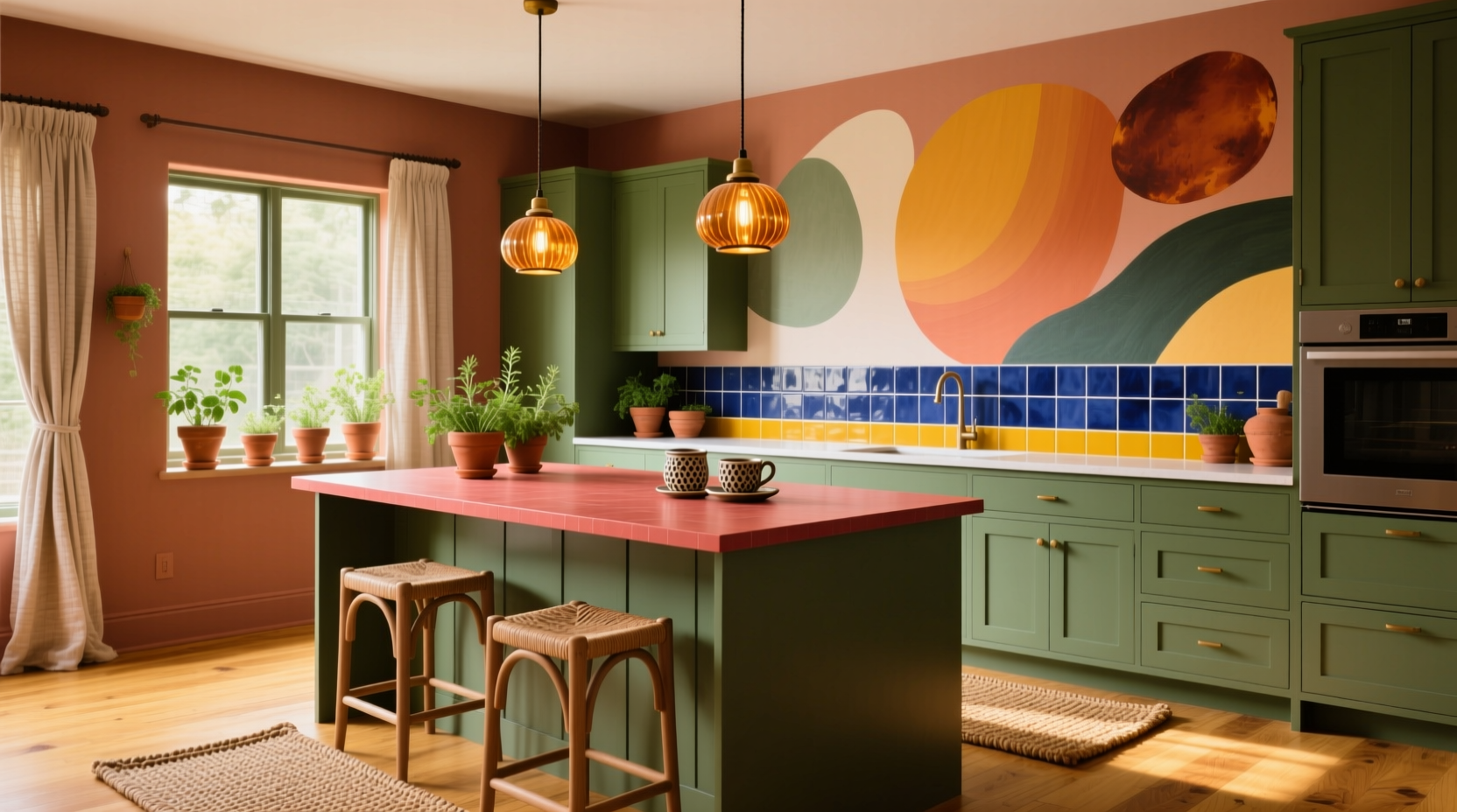 add color to your kitchen