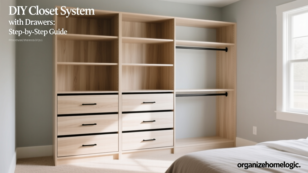 DIY Closet System with Drawers: Step-by-Step Guide