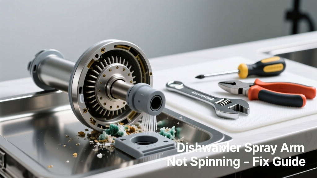 Dishwasher Spray Arm Not Spinning in Kitchen Fix