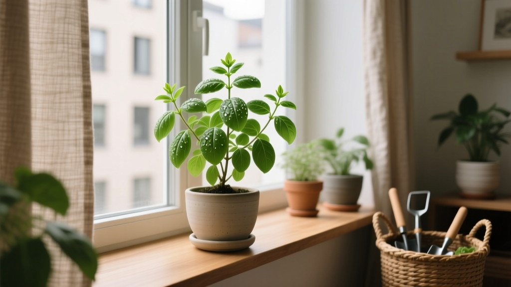 Tulasi Plant Repotting: Stress-Free Method for Indoor Growth