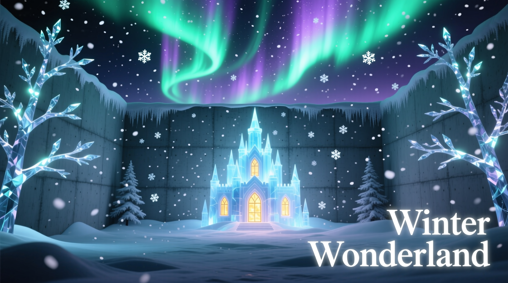 how to use projection mapping to turn any wall into a winter wonderland