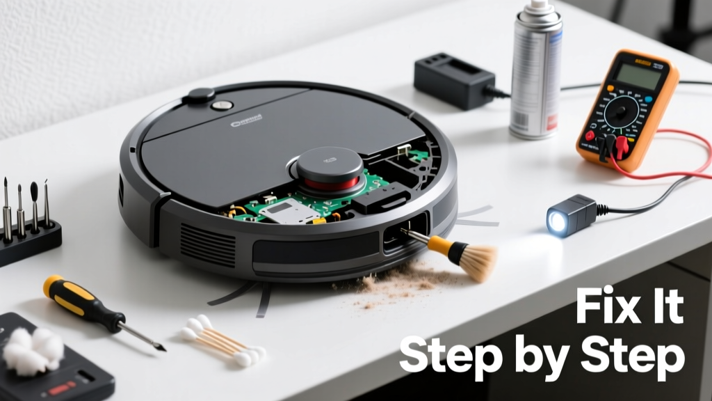 Robot Vacuum Not Charging? Fix It Step by Step