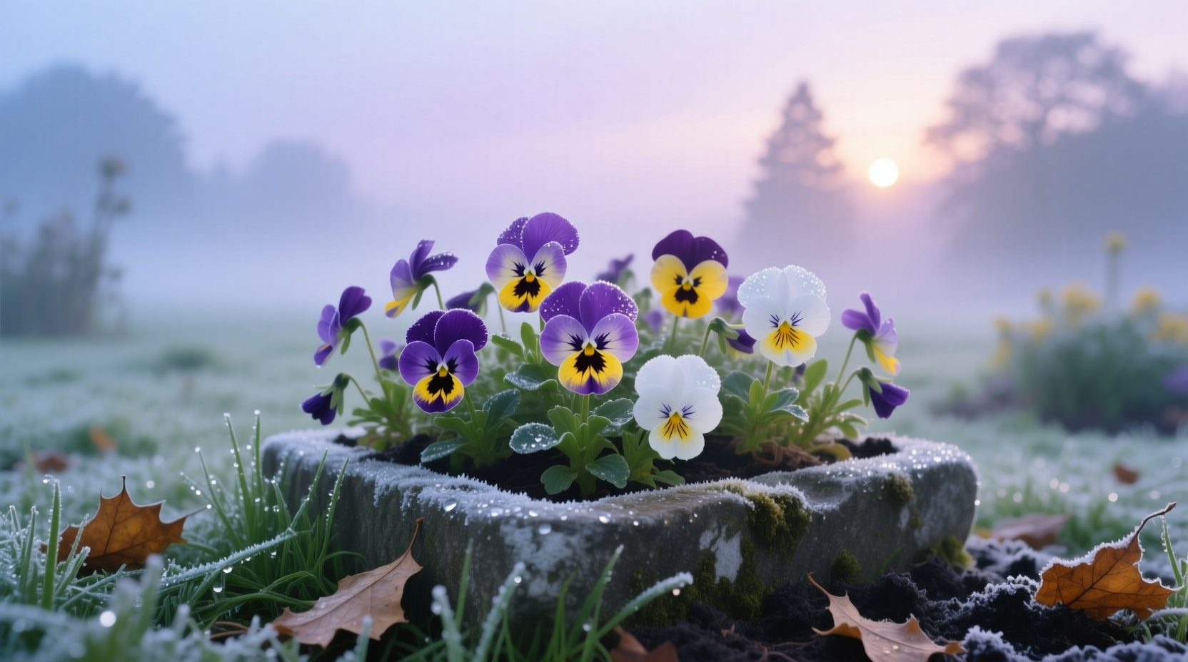 pansies growing a cool weather favorite
