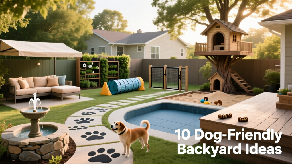 10 Fun Ideas for a Dog-Friendly Backyard
