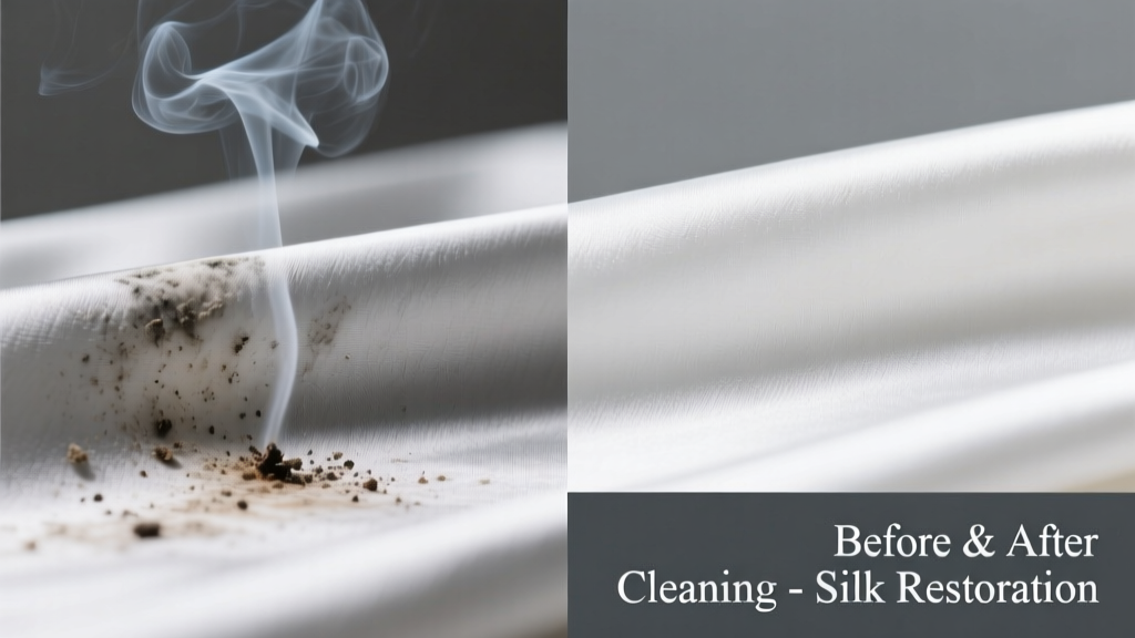 How to Remove Smoke Smell and Residue from Silk