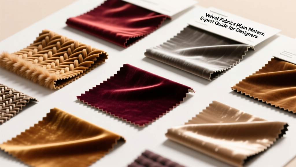 Velvet Fabrics Plain Meters: Expert Guide for Designers