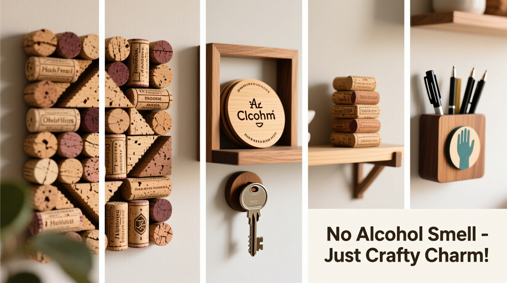 how to use leftover wine corks for DIY home projects that don’t smell like alcohol