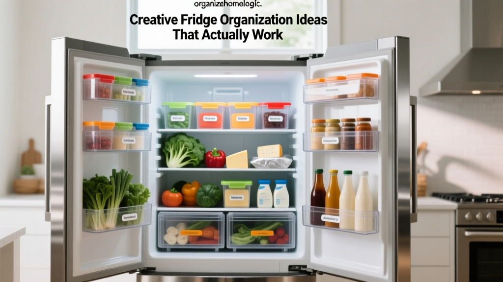 Creative Fridge Organization Ideas That Actually Work