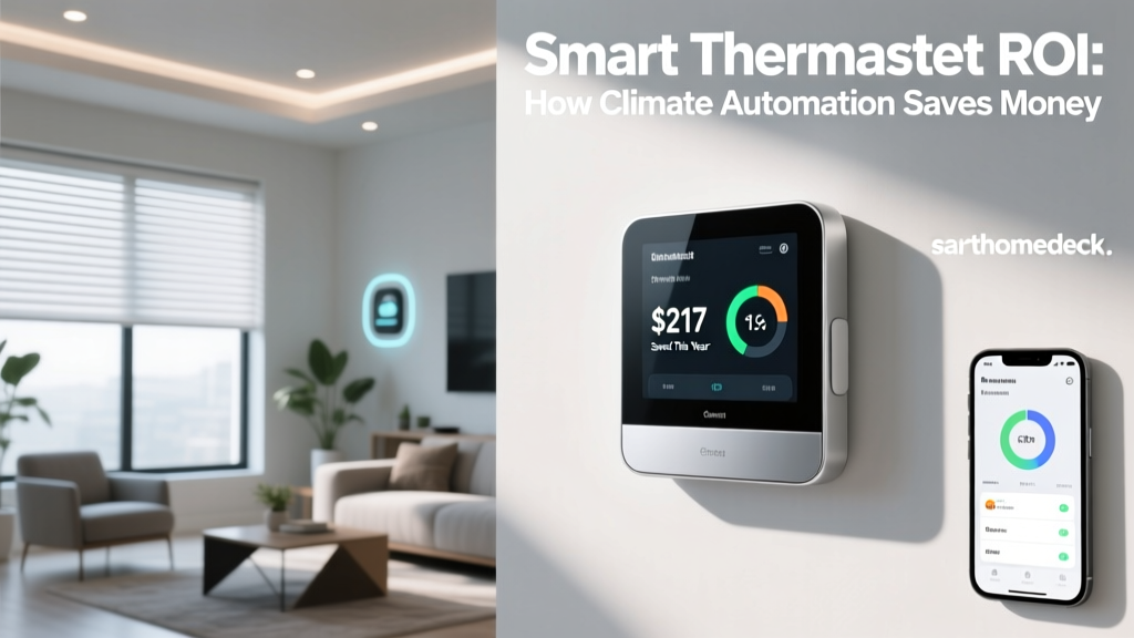 Smart Thermostat ROI: How Climate Automation Saves Money