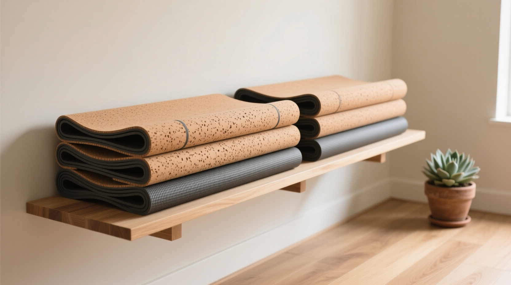 how to clean a cork yoga mat safely