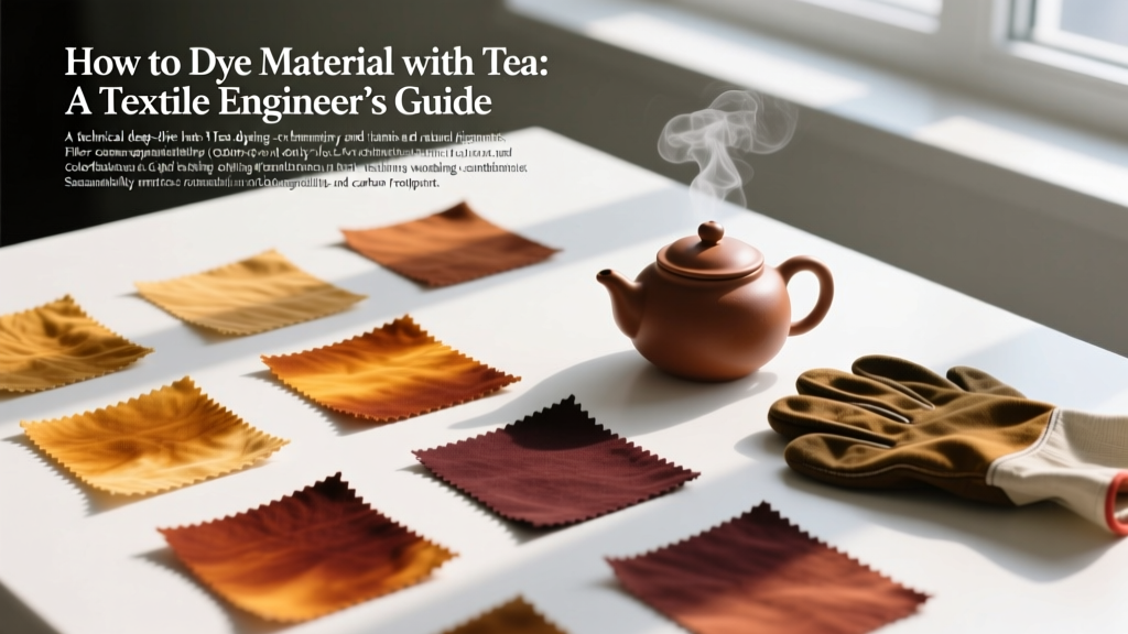 How to Dye Material with Tea: A Textile Engineer’s Guide