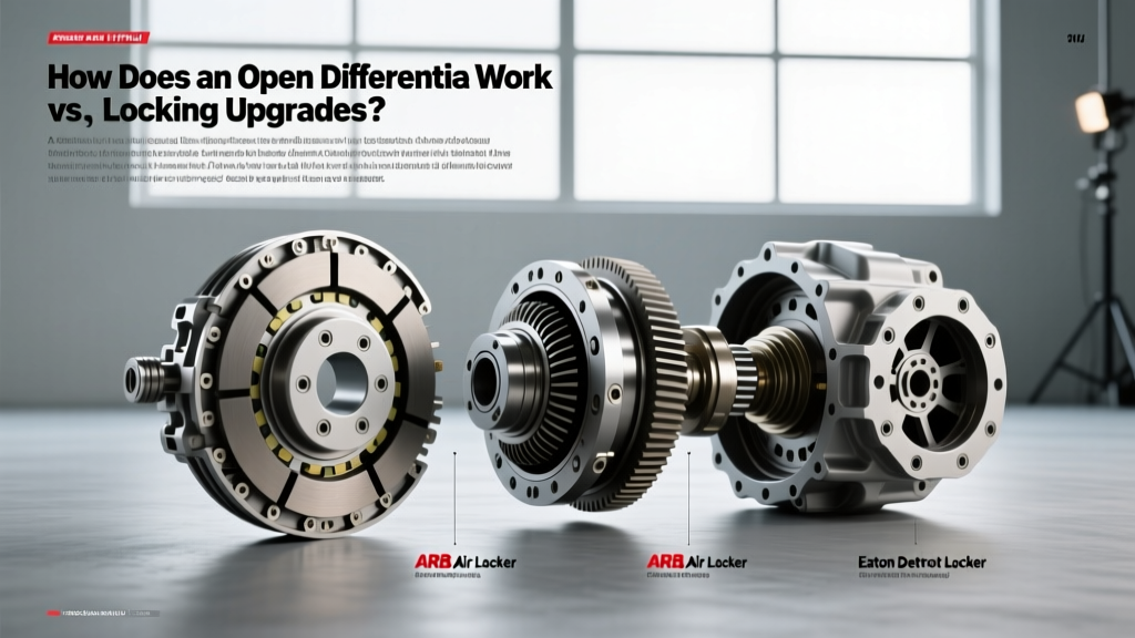 How Does an Open Differential Work vs. Locking Upgrades?
