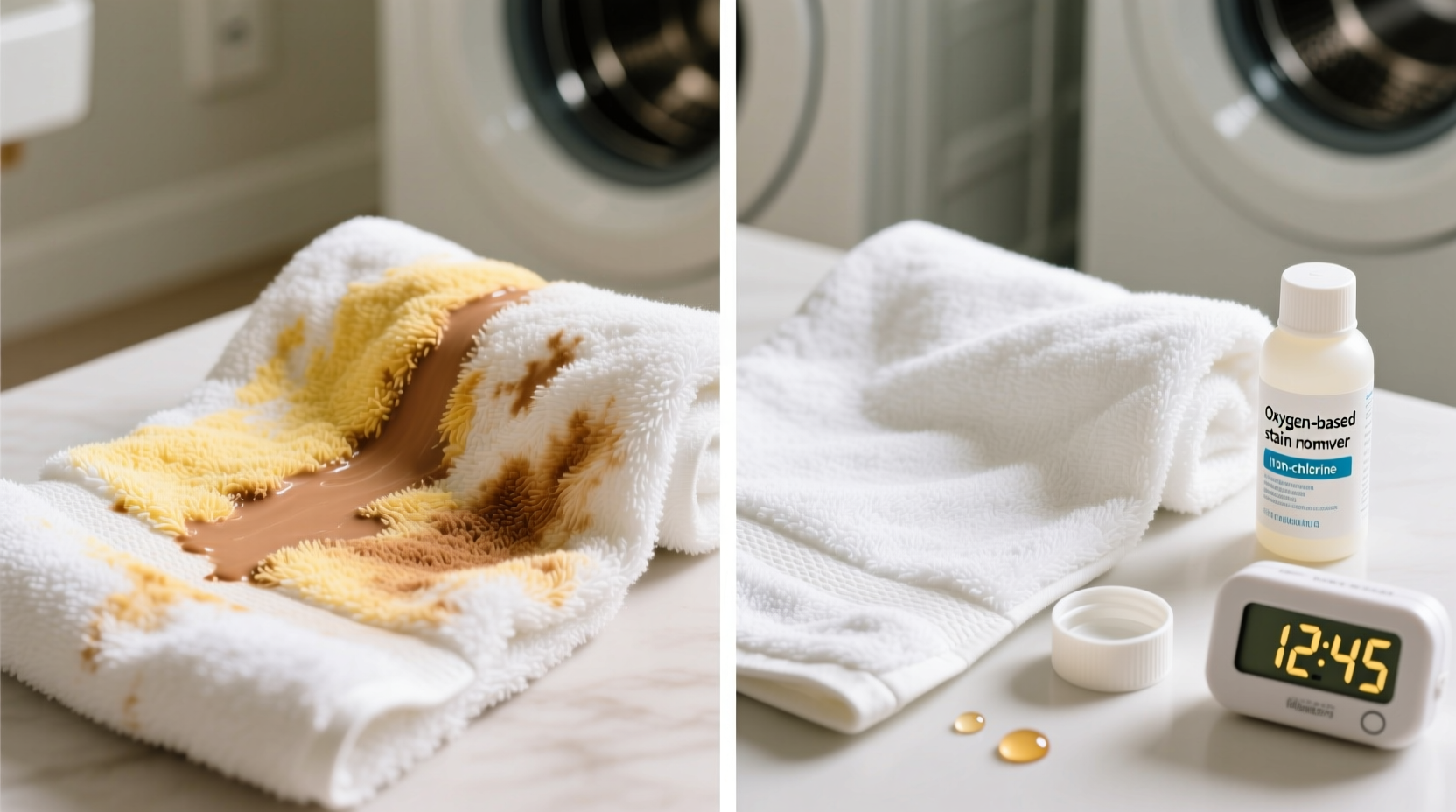 how to remove fake tan stains from white towels