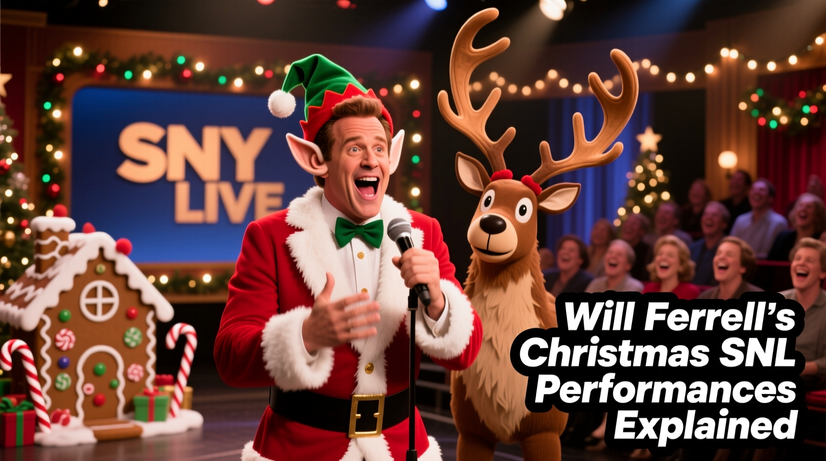 will ferrell christmas snl