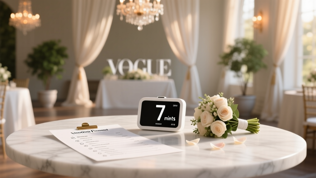 Wedding Timeline Buffer: 7-Minute Rule (2026)