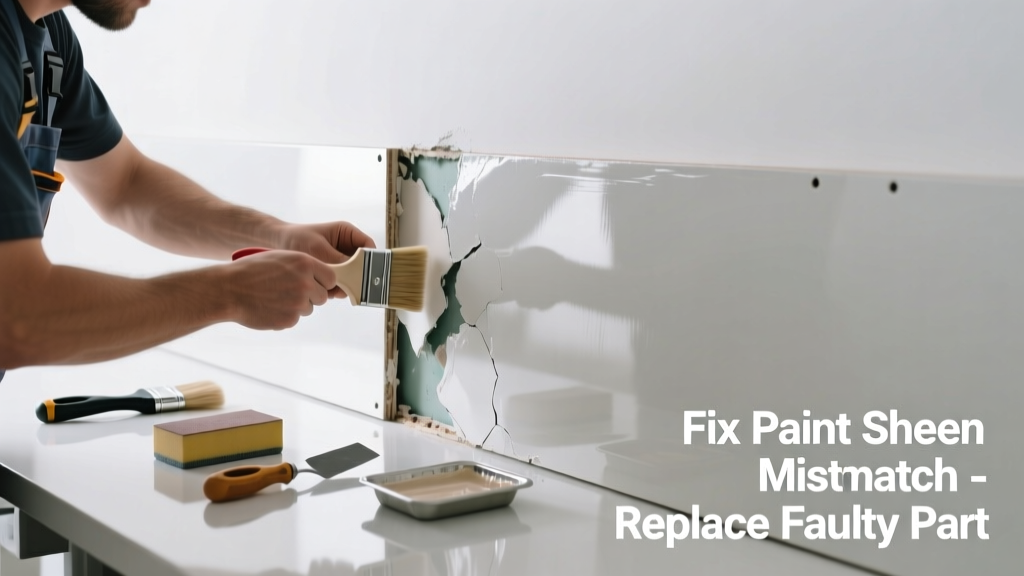Fix Paint Sheen Mismatch by Replacing the Faulty Part