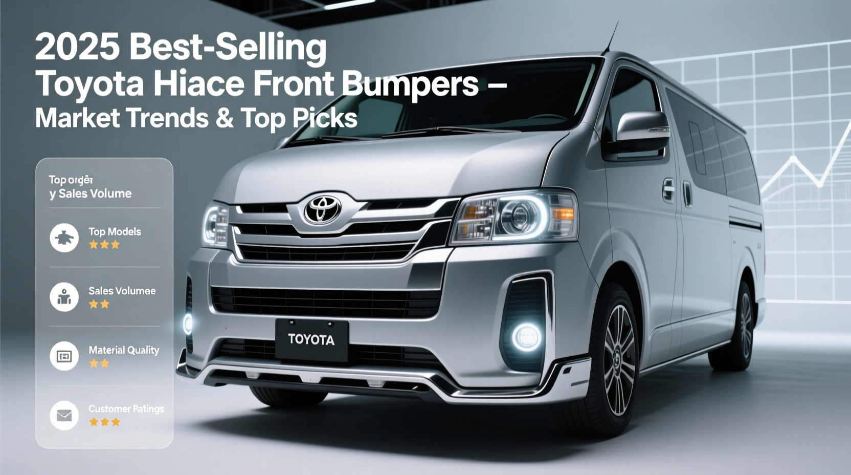 best selling hiace front bumper