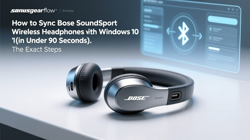 Bose SoundSport Wireless Windows 10 Sync Guide