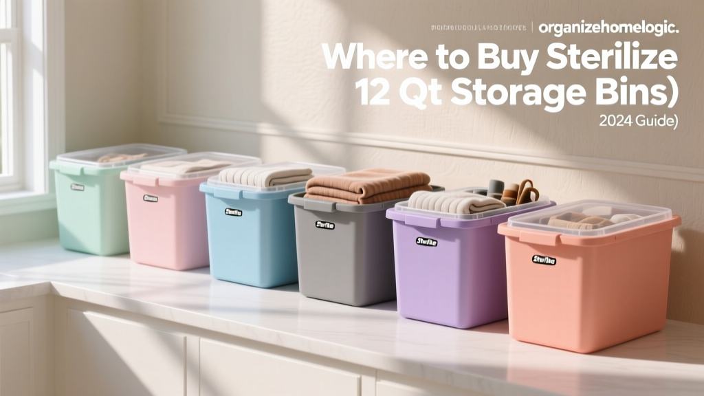 Where to Buy Sterilite 12 Qt Storage Bins (2024 Guide)