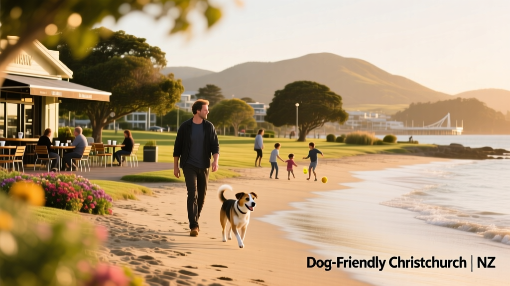 Dog-friendly Christchurch, NZ: Beaches, parks & places to eat