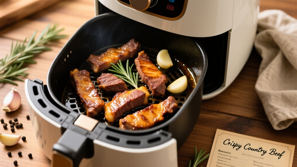 Air Fryer Boneless Country Style Beef (Crispy & Juicy)