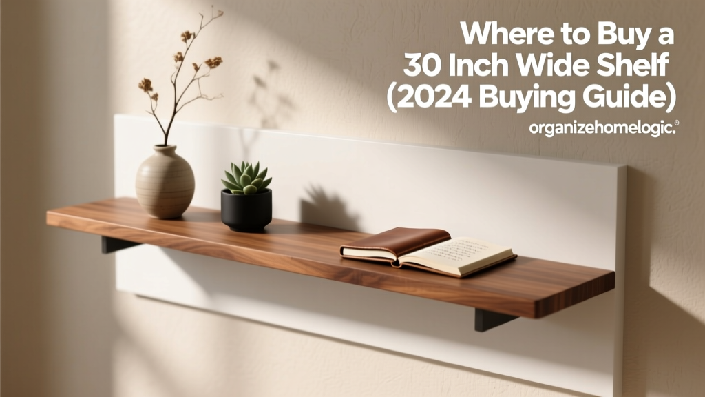 Where to Buy a 30 Inch Wide Shelf (2024 Buying Guide)