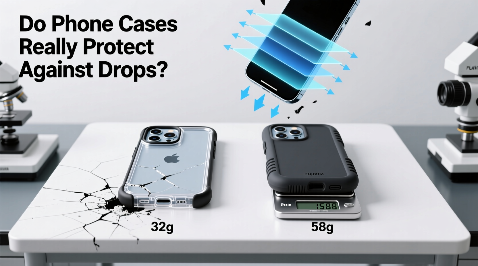 do phone cases really protect against drops or just add weight