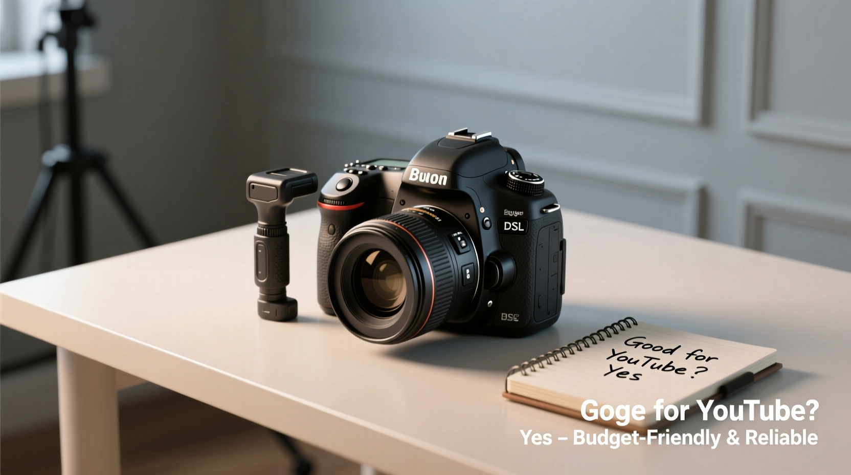 is a budget dslr camera good enough for youtube videos