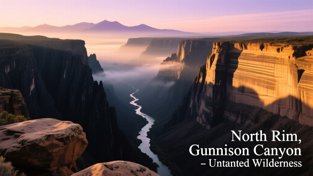 North Rim Black Canyon of the Gunnison: Colorado’s Rugged, Remote Canyon Edge