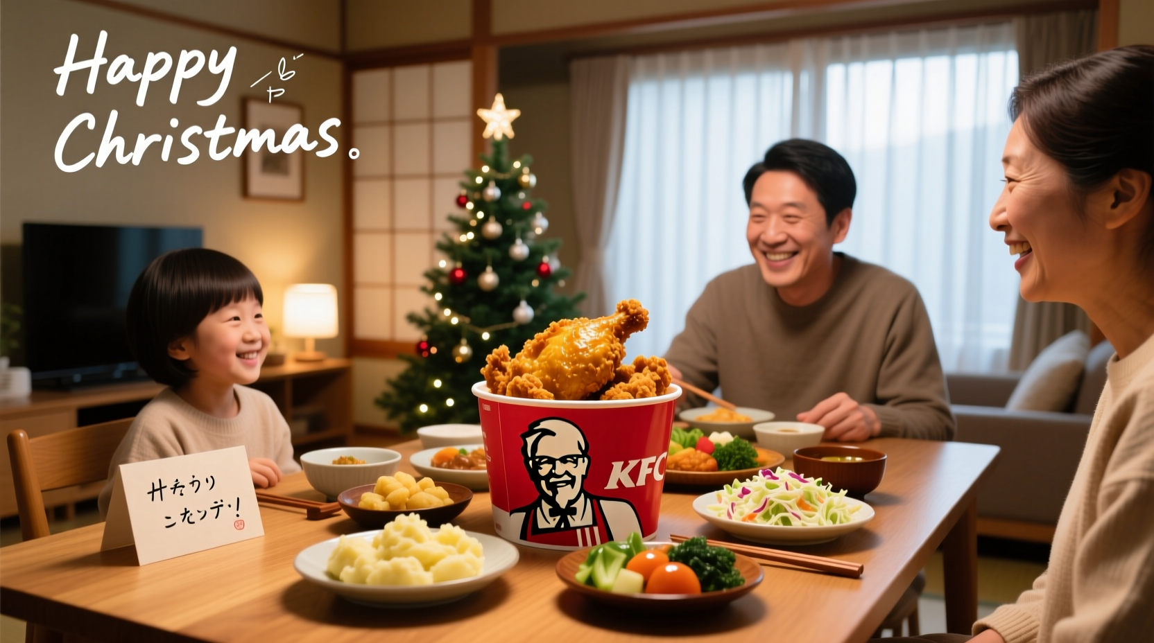 what do japanese people eat for christmas