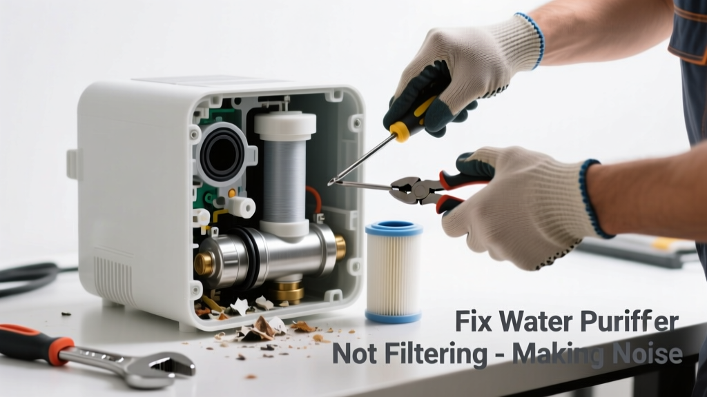 Fix Water Purifier Not Filtering & Making Noise