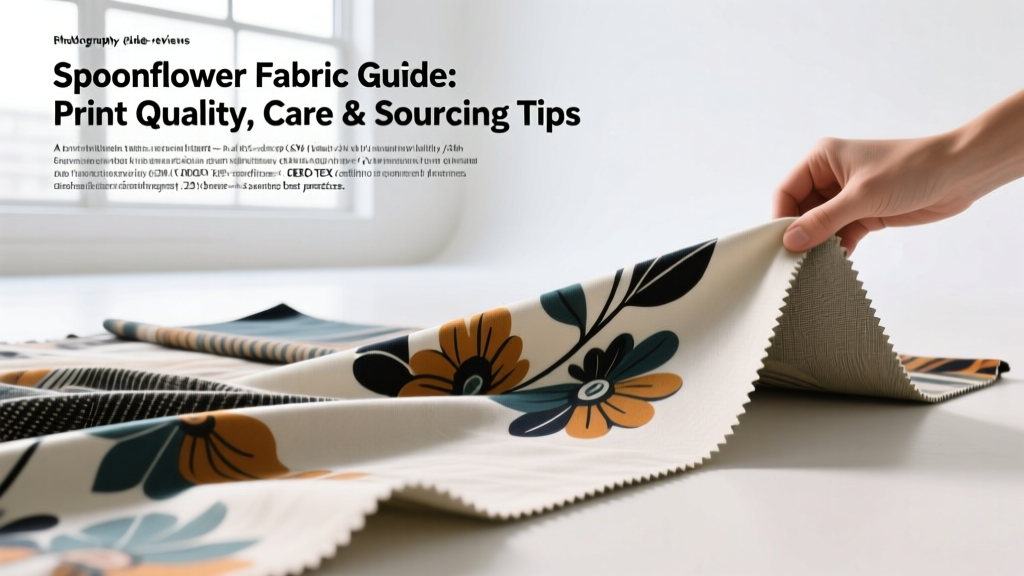 Spoonflower Fabric Guide: Print Quality, Care & Sourcing Tips