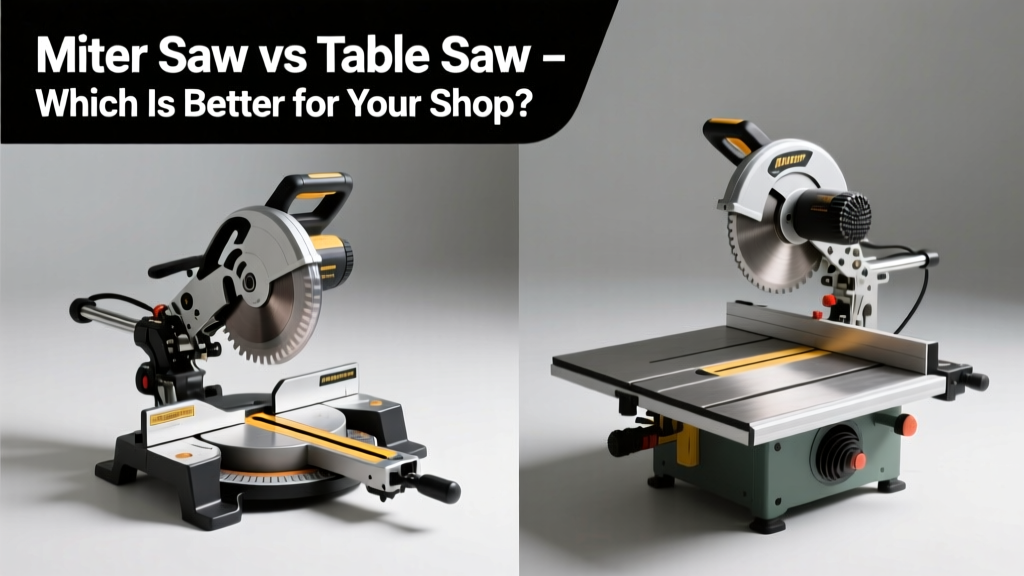 Miter Saw vs Table Saw: Which Is Better for Your Shop?