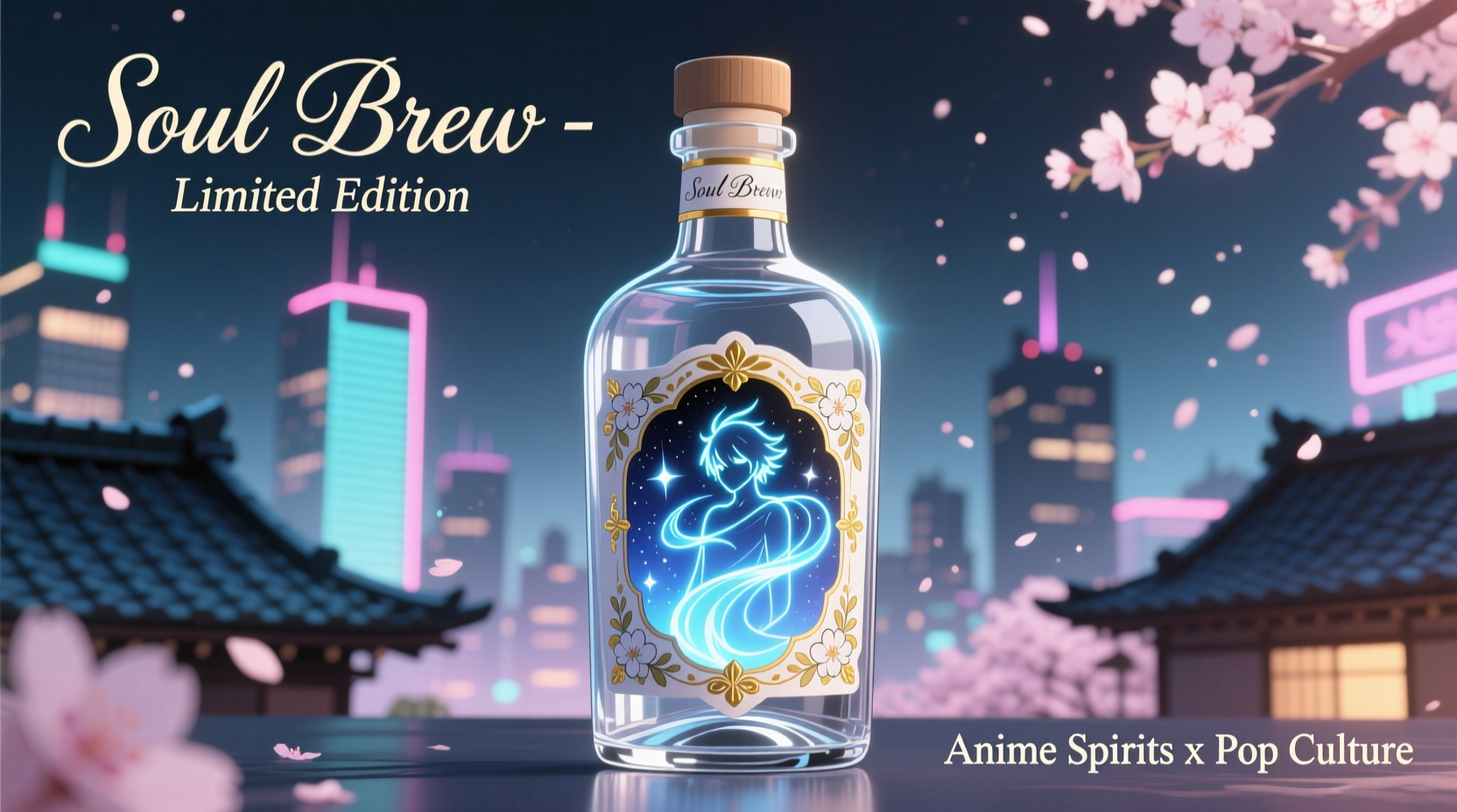 spirit-themed anime merch real or fan-made booze in pop culture