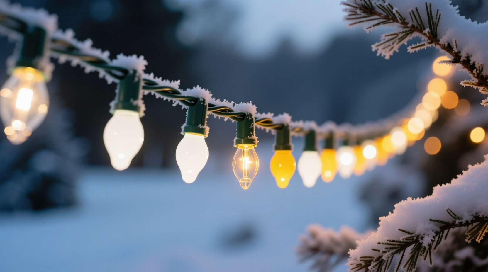 why do some christmas lights stay bright while others dim towards the end