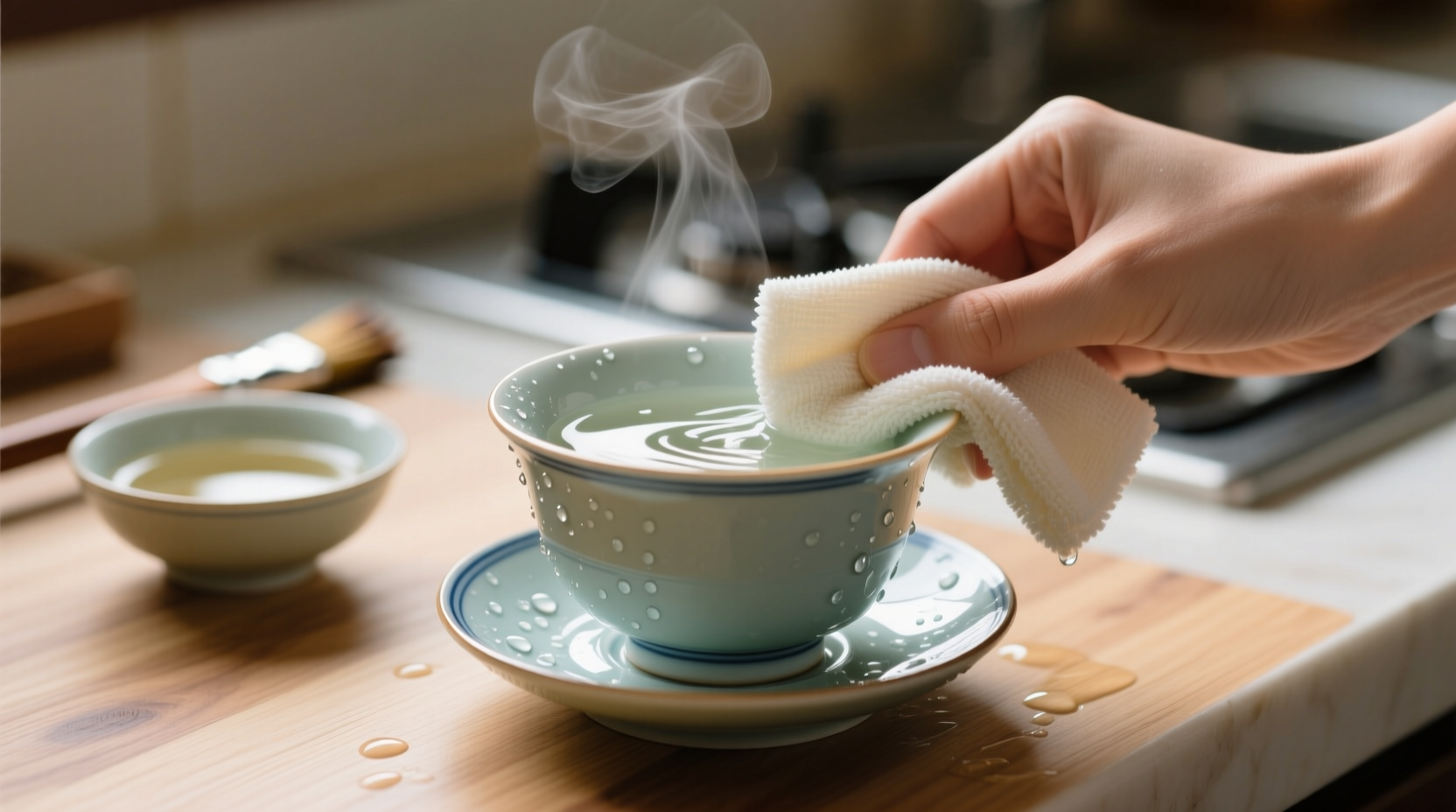 how to clean china