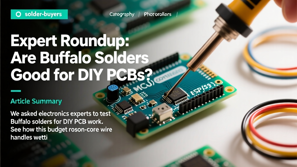 Expert Roundup: Are Buffalo Solders Good for DIY PCBs?
