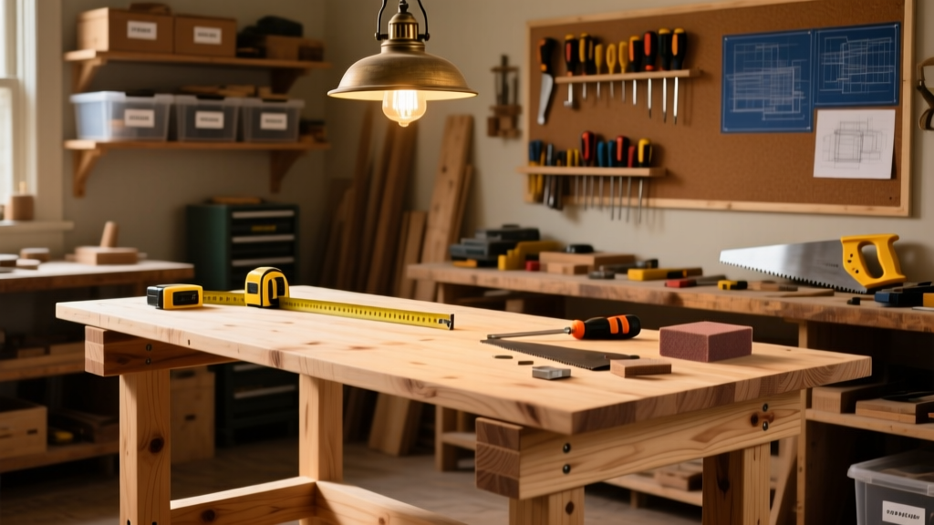 DIY Assembly Table: Sturdy Workbench for Home Shops