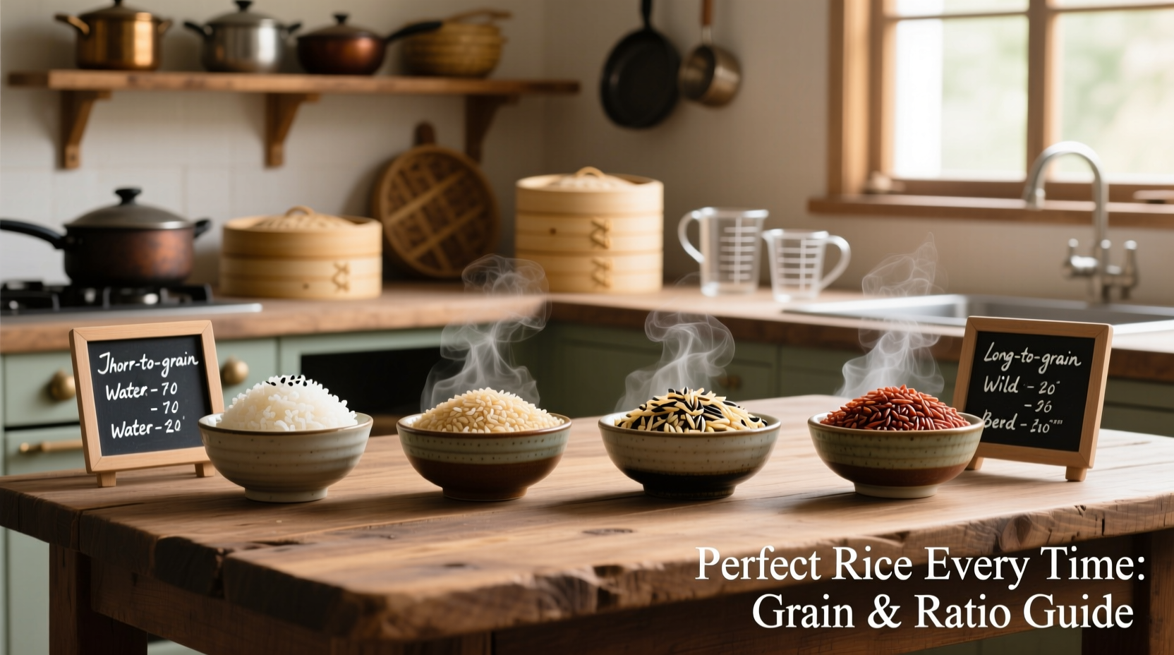 how to cook perfect rice every time using different grains and ratios