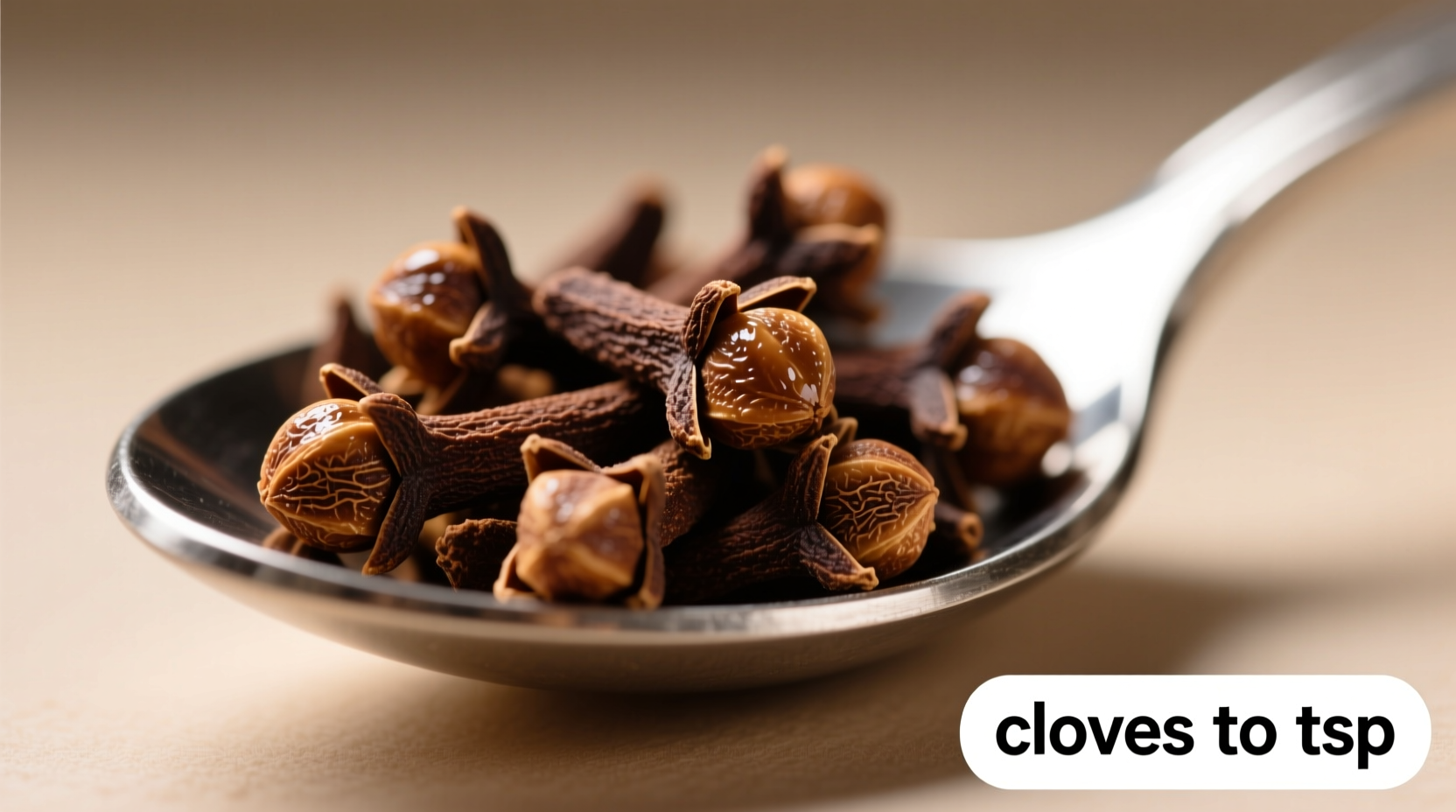 Nelken zu Teelöffeln: Praktischer Umrechnungsleitfaden
