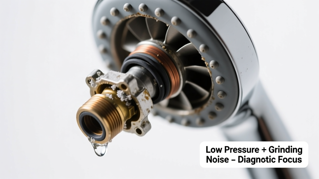 Shower Low Pressure with Grinding Noise: Quick Diagnosis