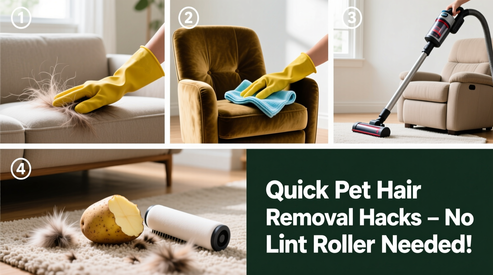 how to remove pet hair from furniture without a lint roller quick alternatives
